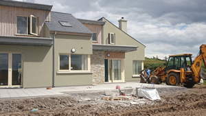 Native Irish Cedar Cladding by BM Construction in Breeogue, County Sligo