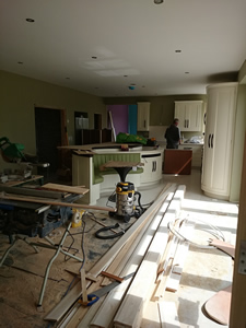 Internal build detail by BM Construction in Breeogue, County Sligo