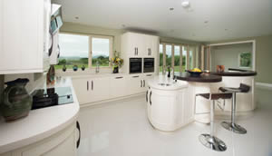 Creative wood kitchen by BM Construction in Breeogue, County Sligo