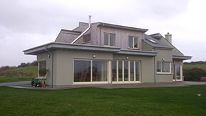 Timberframe with passive solar design by BM Construction in Breeogue, County Sligo